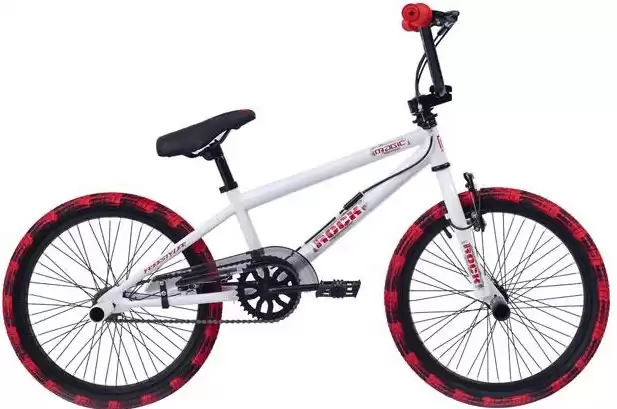 Rock Freestyle 20 Inch Junior V Brakes Wit/Zwart